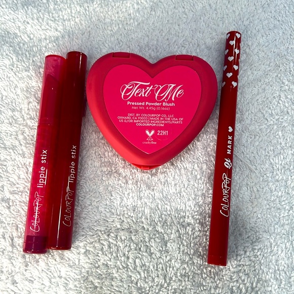 NWOT Colourpop blush and lipstick set - Picture 3 of 7